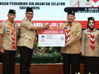 Komitmen Gubernur Kalsel H. Muhidin Terus Tingkatkan Berbagai Program Gerakan Pramuka ke Tingkat Nasional