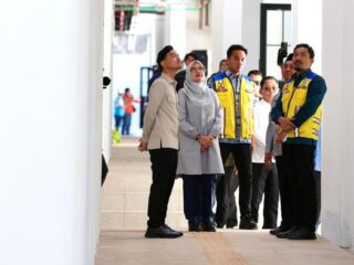 Gibran Puji Arsitektur Bergaya Osing di Pasar Induk Banyuwangi