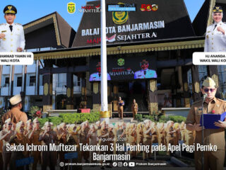Sekda Ichrom Muftezar Tekankan 3 Hal Penting pada Apel Pagi Pemko Banjarmasin