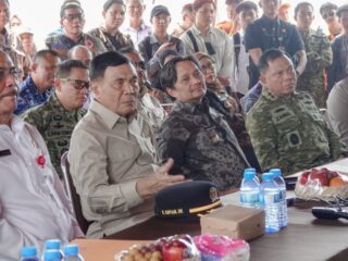 Wagub Kalsel Hasnuryadi Sulaiman Dampingi Menko Polkam Tinjau Pos Pantau Kesiapsiagaan Karhutla