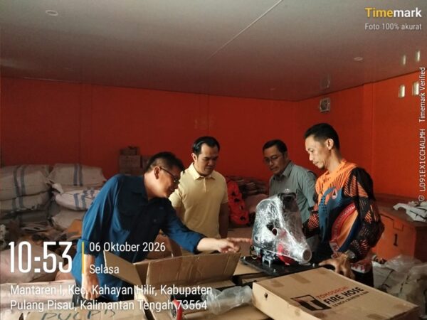 Bupati Pulang Pisau Cek Sarpras Bantuan Presiden